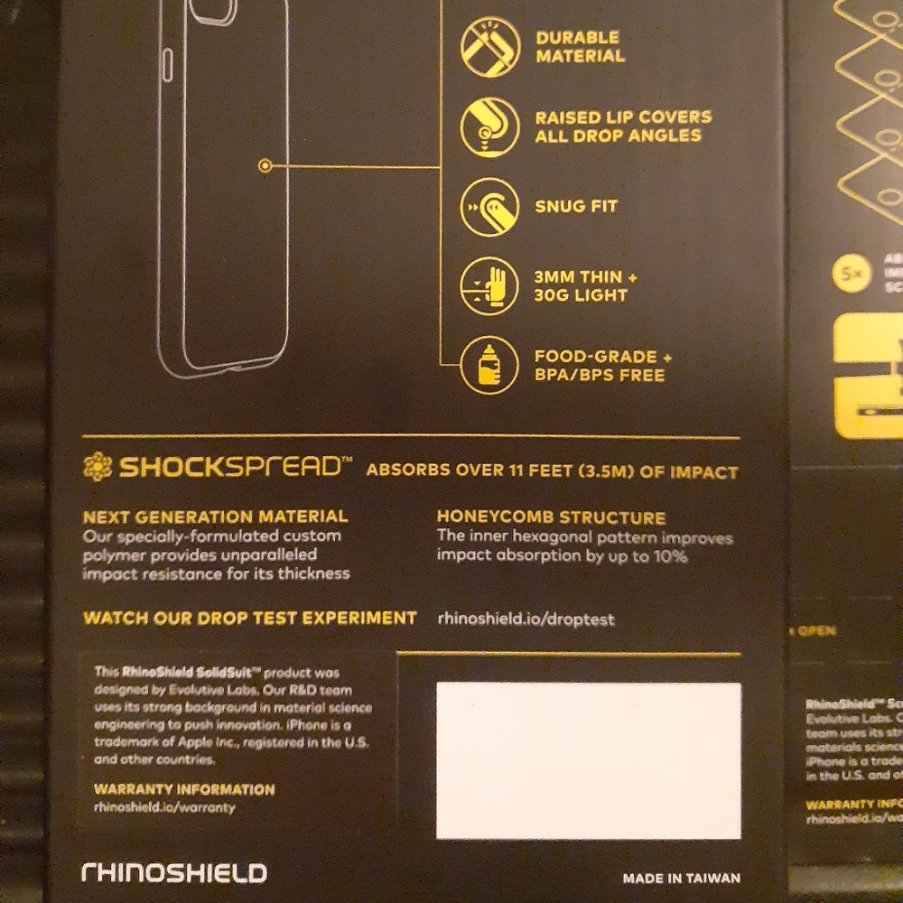 Solid Suit Rhinoshield for iPhone X - Picture 6 of 6